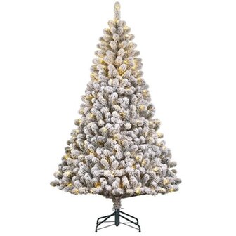 &aacute;rbol de Navidad artificial nevado