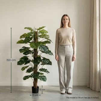 planta artificial Monstera deliciosa