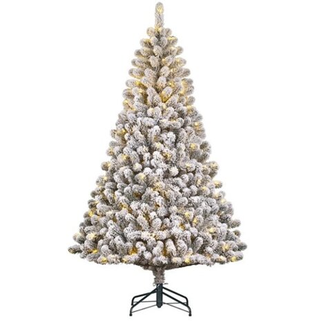 árbol de Navidad artificial nevado