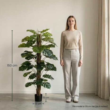 planta artificial Monstera deliciosa