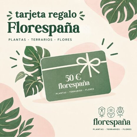 tarjeta regalo florespana.es 50 euros