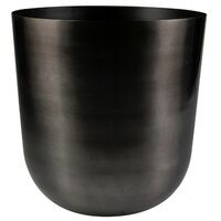 CUBREMACETAS REDONDO MAYK LEAD NEGRO 22CM Ø